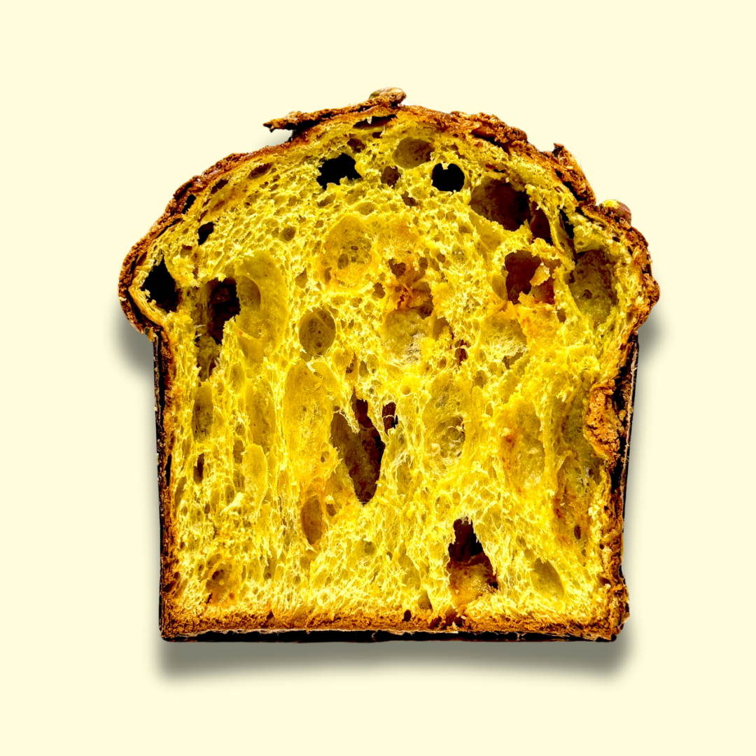 Immagine di Panettone al pistacchio e caramello salato